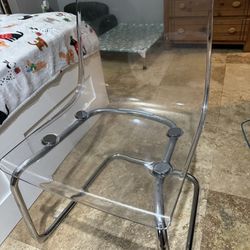 IKEA Clear Acrylic Chair 