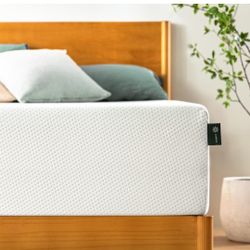 🔥New! 12" Zinus California King Green Tea Memory Foam Mattress 