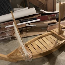 Wooden Decorative Boat Shelf / Nautical Home Décor