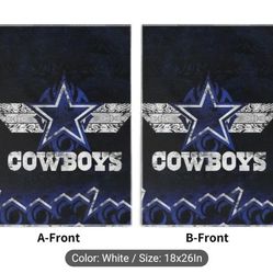 NEW: 2-DALLAS COWBOYS TOWELS