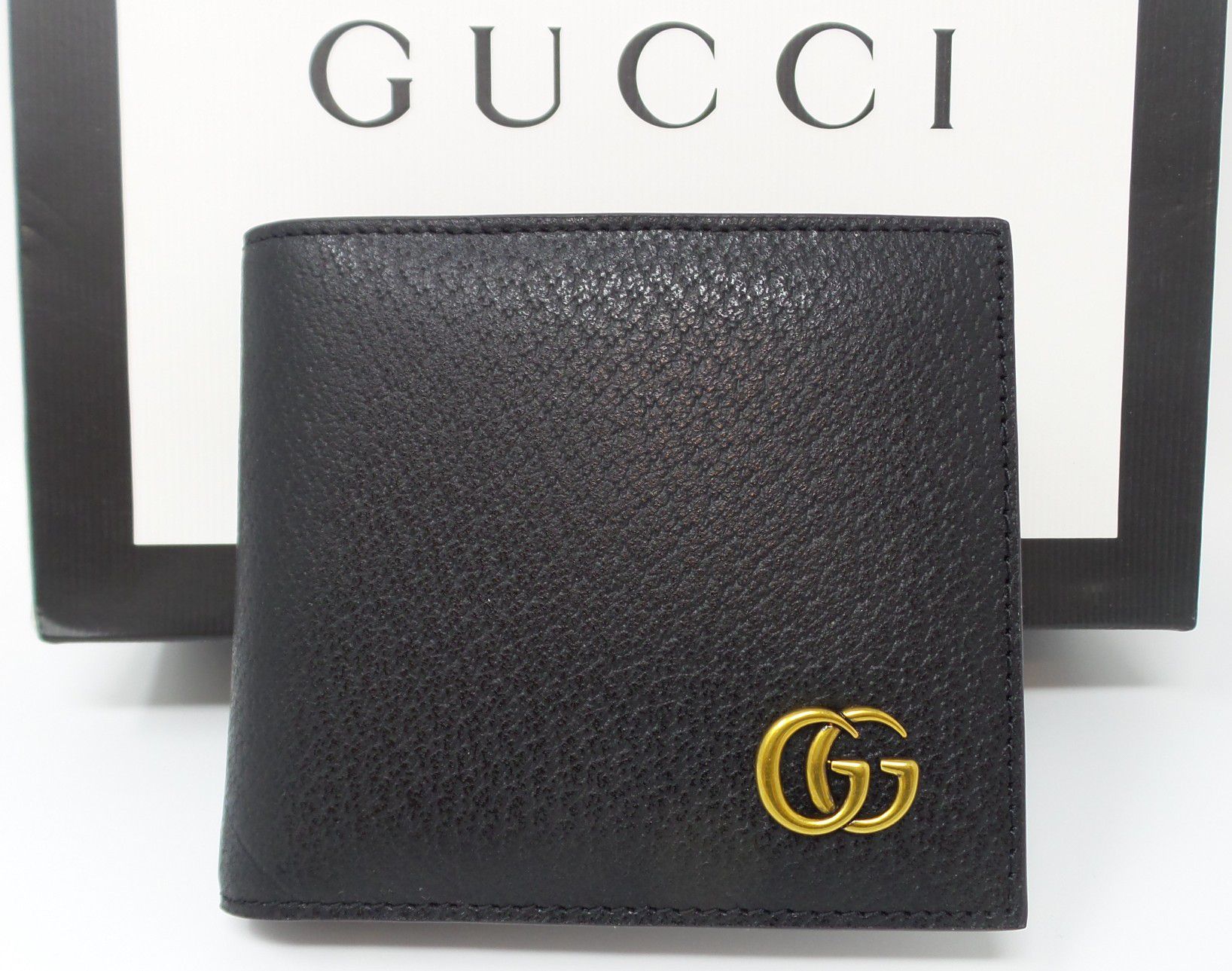 Gucci New Wallet Marmont Mens Womens Black Versace LV Ferragamo Fendi Burberry Bag