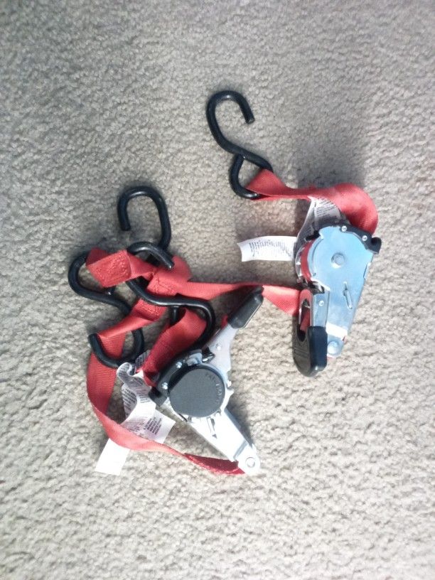 J Hooks Ratchet Straps Tiedowns
