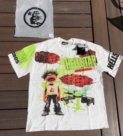 White Graphic Hellstar Shirt