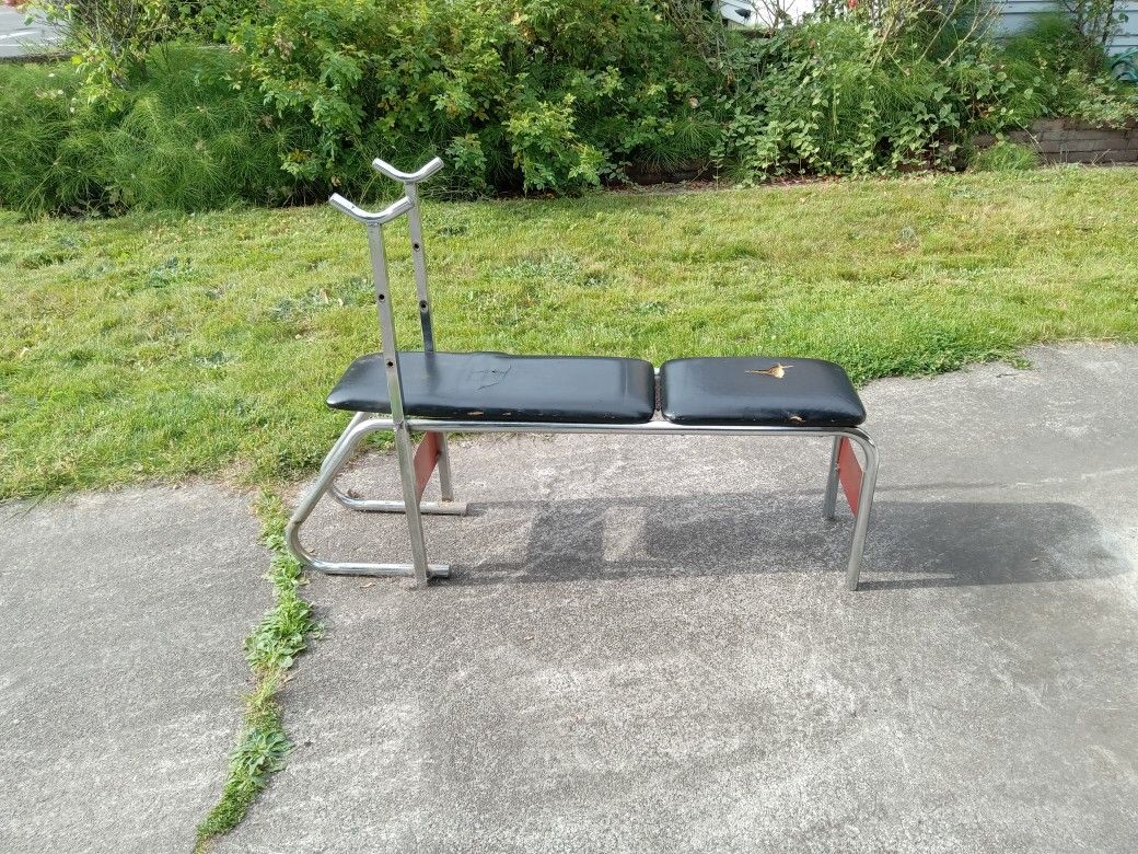 Vintage 80s Weight Bench