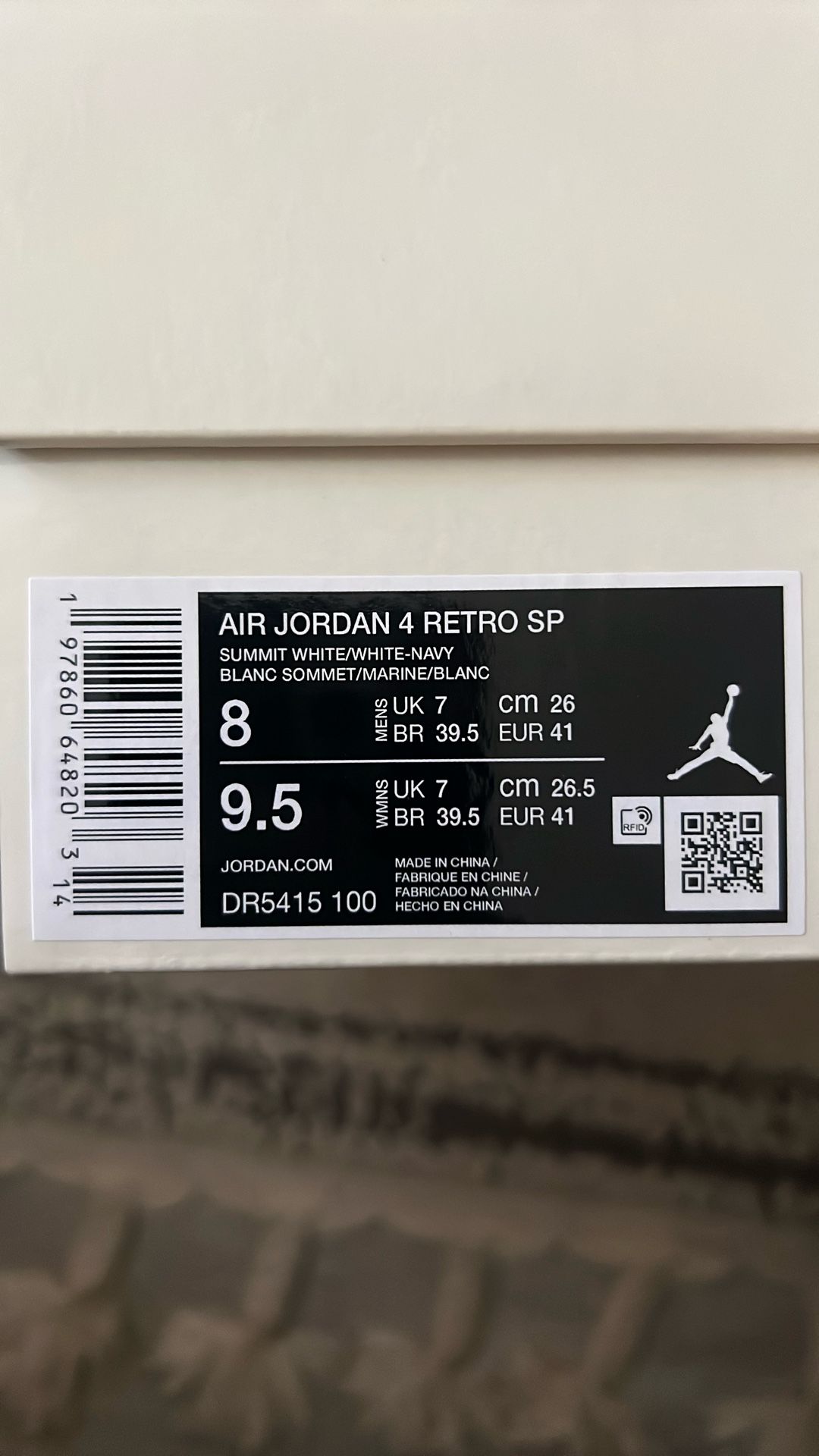 Jordan 4 Retro SB Navy Size 8 Mens