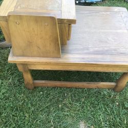 An Old Fashioned , Vintage Side Table