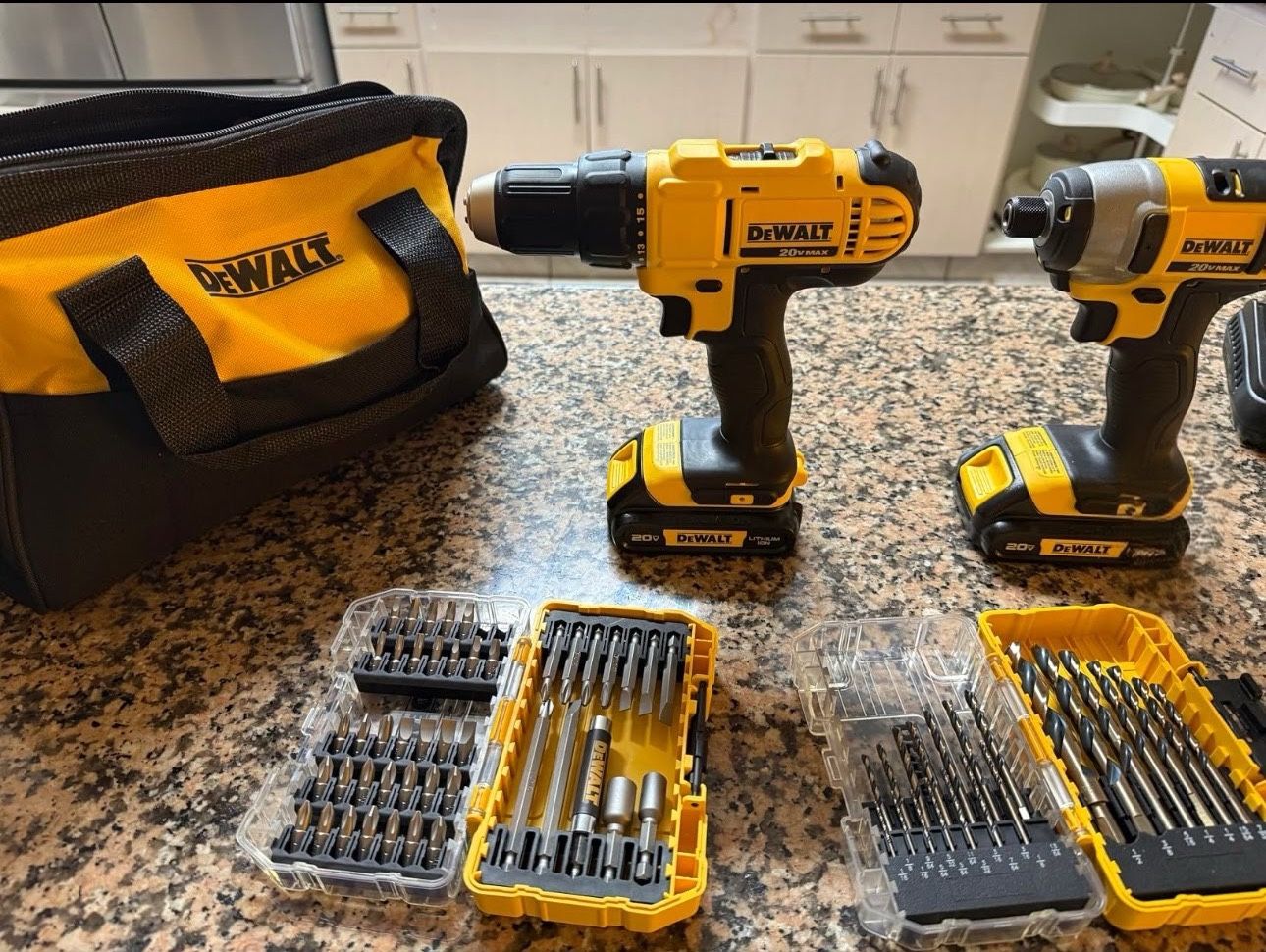 DEWALT 20V MAX Drill Impact Driver Kit – Open Box, Never Used