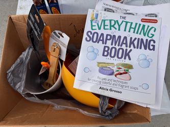 Soap Making Book and Supplies