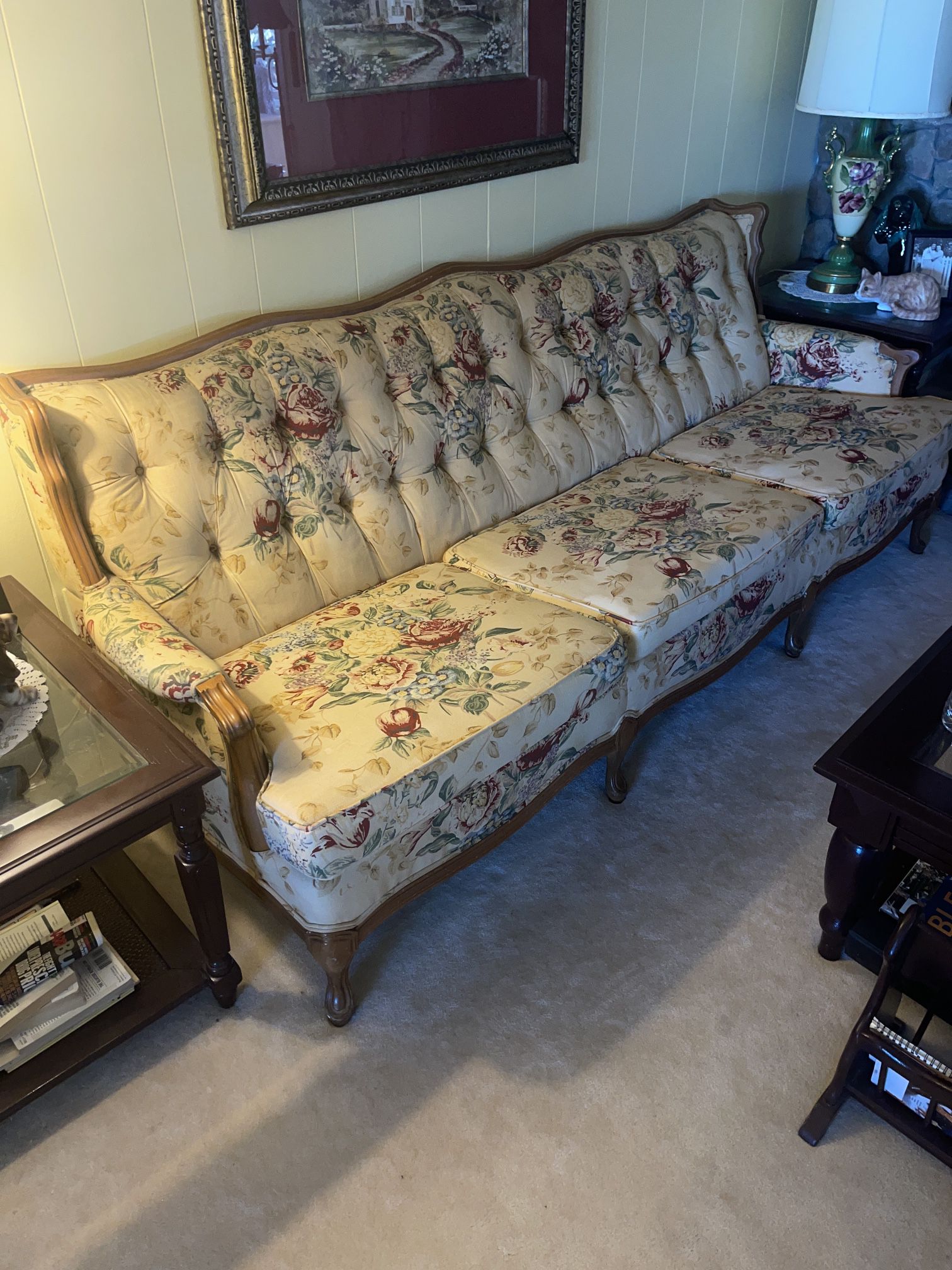 Antique Couch and Chair 