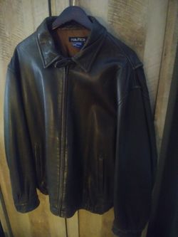 Nautica leather jacket