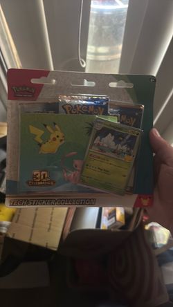 Pokémon 30th celebration tech sticker