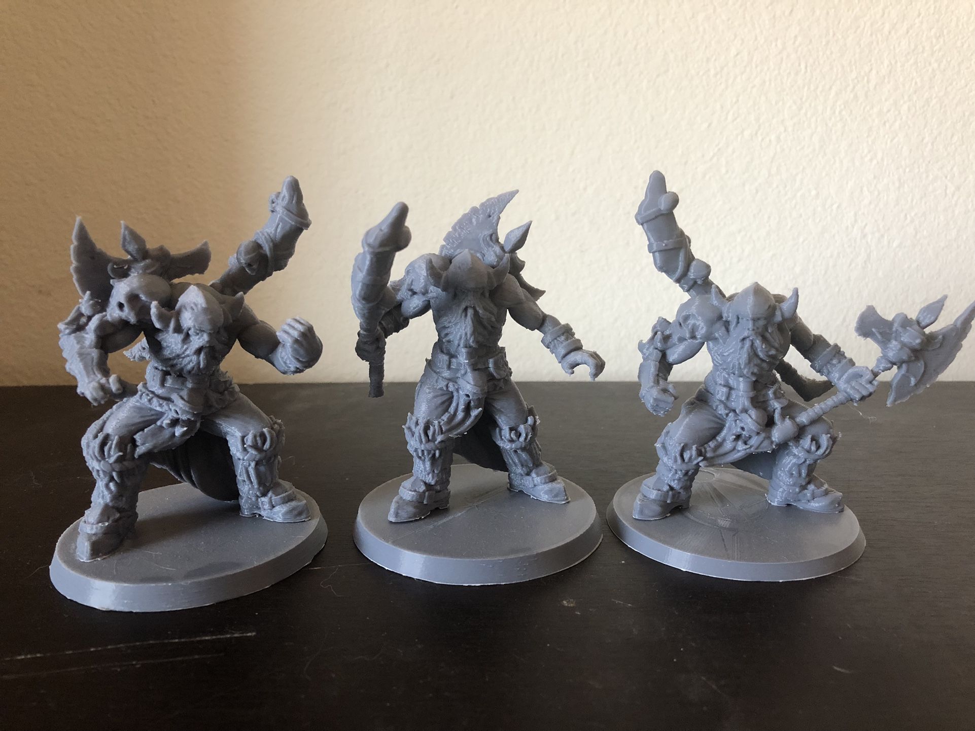 3D Printed DND Frost giants