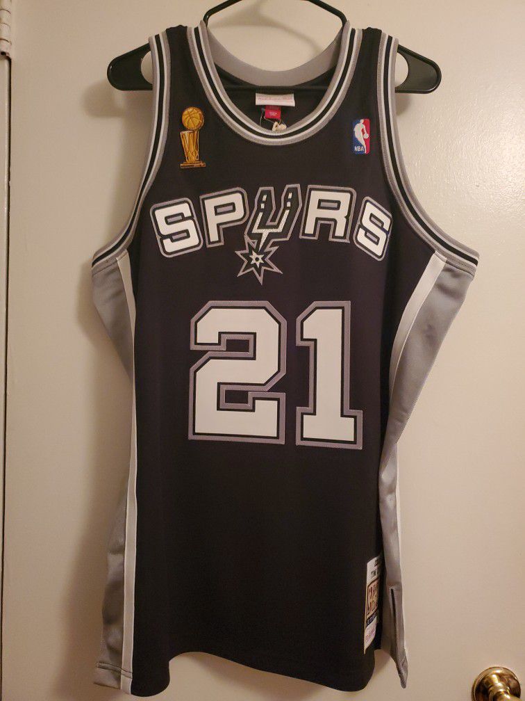 Mitchell & Ness Tim Duncan San Antonio Spurs 2002-2003 Road Authentic Jersey L 44 NWT