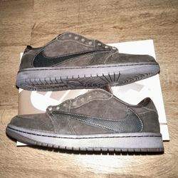 Travis Scott Jordan 1 Low Velvet Brown 