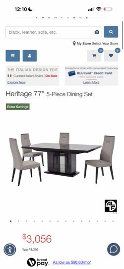 Dining set - 6 chairs