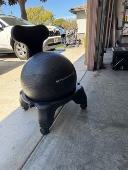 PharMeDoc Balance Ball Chair with Back Support