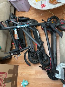 3 broken scooters for parts or repair