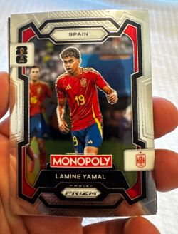 ⚽ Lamine Yamal 3-Card Lot – Donruss Optic, Zero Gravity & Prizm Monopoly