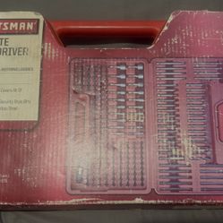 (Brand New In Box) Rare; Craftsman Ultimate Screwdriver Bit Set - 208 pcs Power Tools Box Case Original