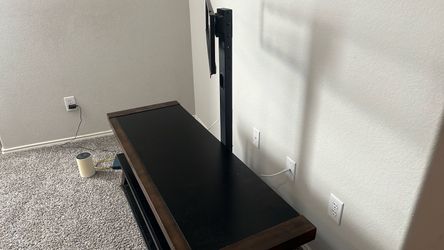 Tv stand (black) good condition