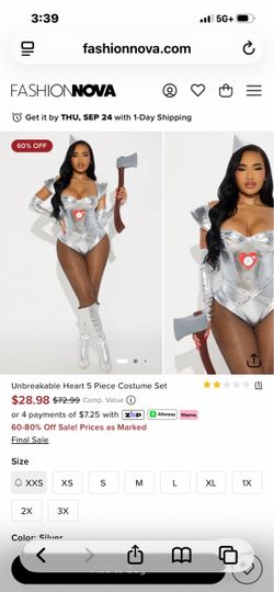 Fashion nova costume L