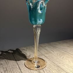 Murano-Style Candle Holder 