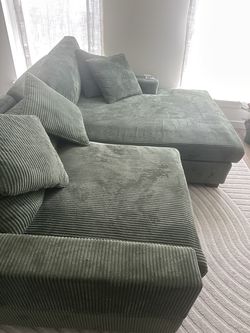 Green couch