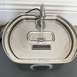 Cat Water Fountain 108oz/3.2L. Stainless Steel