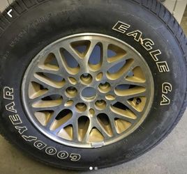 New Jeep Wheel and Goodyear Eagle GA Tire 225/70R15