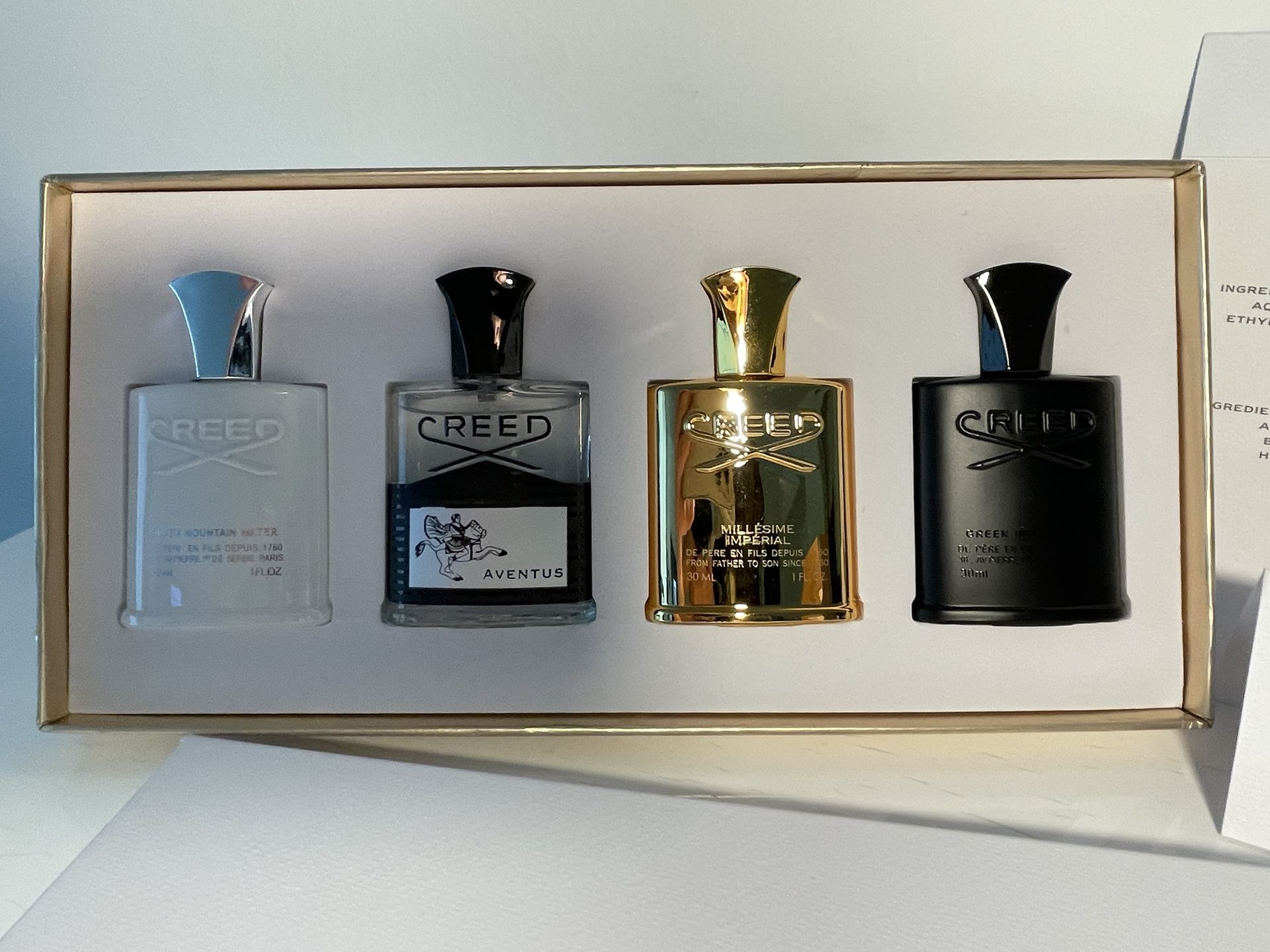 Creed Gift Set 30ml X 4 (description)