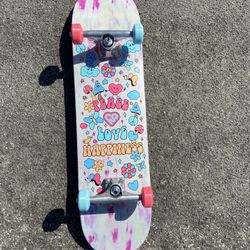 1 of 1 Custom Skateboard 8.25” 32” – One of a Kind