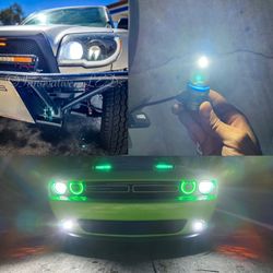 Led Headlights Size 9007 Luces 6000k Bright Glacier White