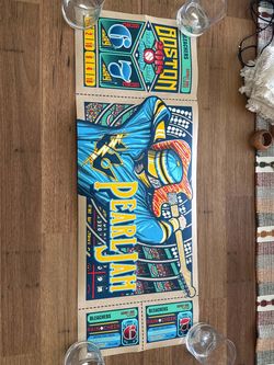 Official Pearl Jam Boston Fenway Park 2018 Concert Poster - Brad Klausen