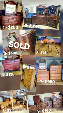 VARIOUS BEDROOM FURNITURE