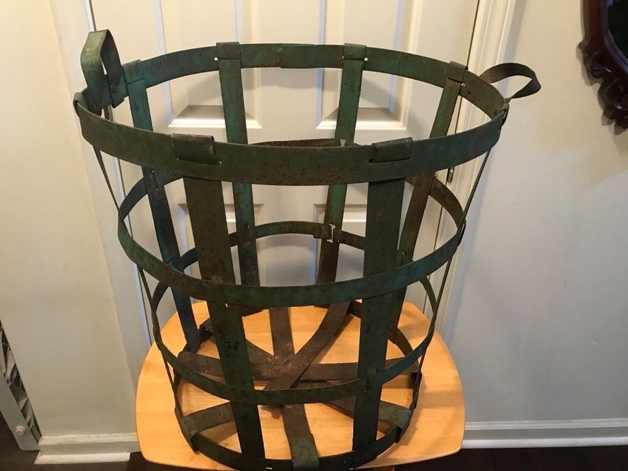 Antique Vintner Demijohn Basket