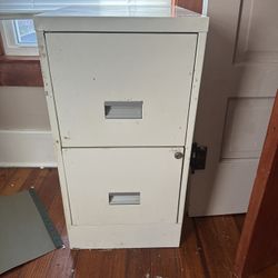 2-Drawer Filing Cabinet Beige