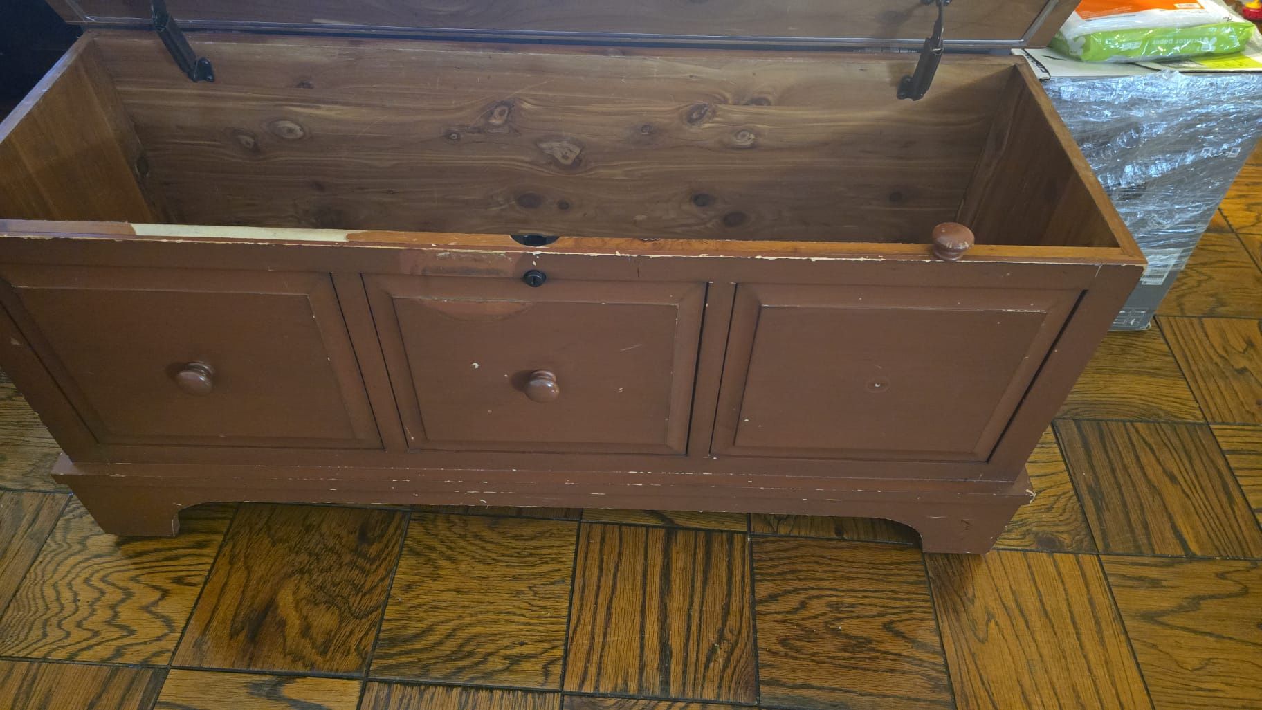 Wooden Toy Chest