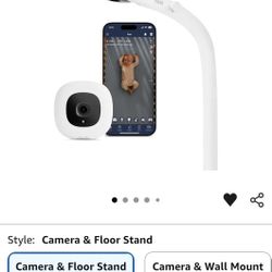 Nanit Pro Smart Baby Monitor - 1080p Wi-Fi Video Camera, 2-Way Audio, See Your Baby from Anywhere, Sound/Motion/Cry Notifications, Night Vision