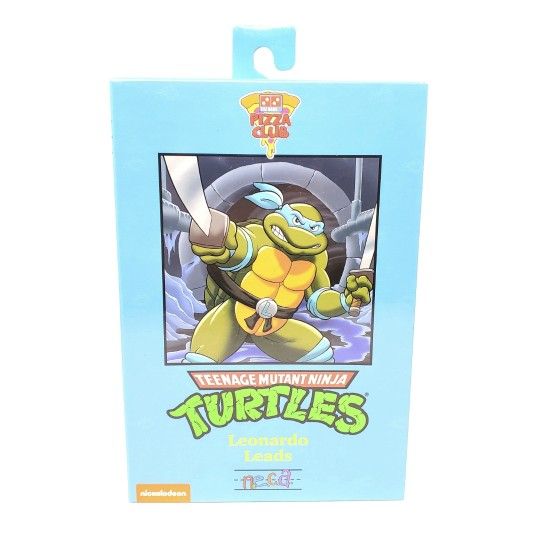 NEW NECA TMNT Pizza Club Leonardo Teenage Mutant Ninja Turtles Target Exclusive