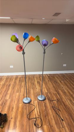 2 Floor lamps