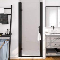 32”Wx72”H Hinged Swing Frameless Shower Door