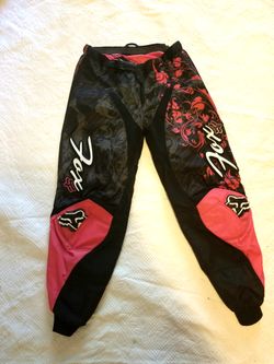 Fox motocross pants.. Size 7/8 girls... Like new!