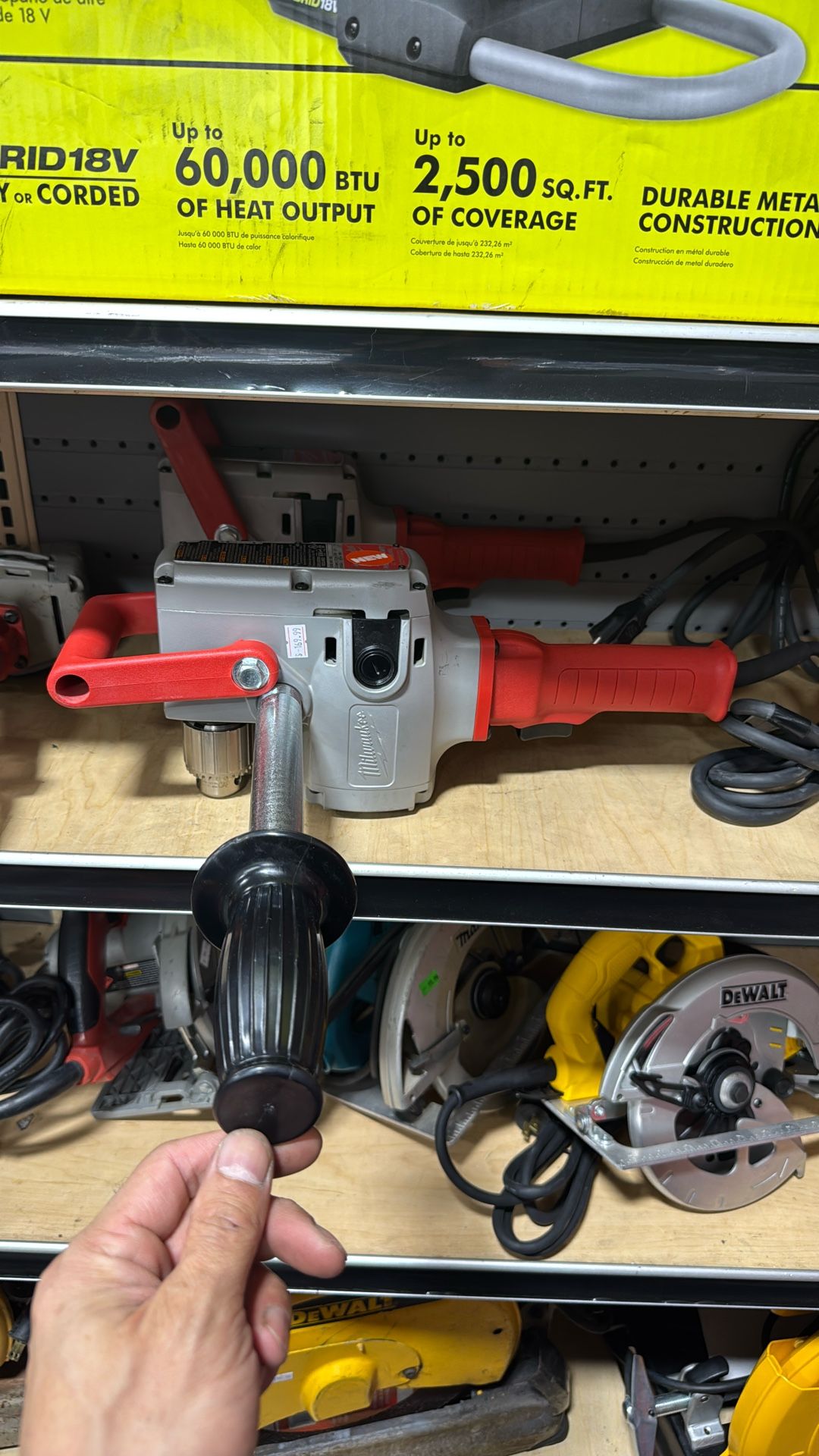 Milwaukee 1/2" Corded Hole Hawg Drill