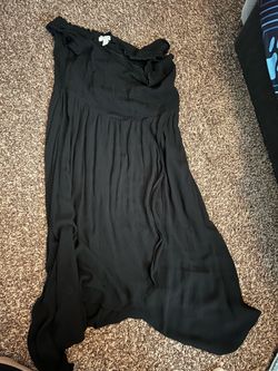 Off shoulder black dress xxl