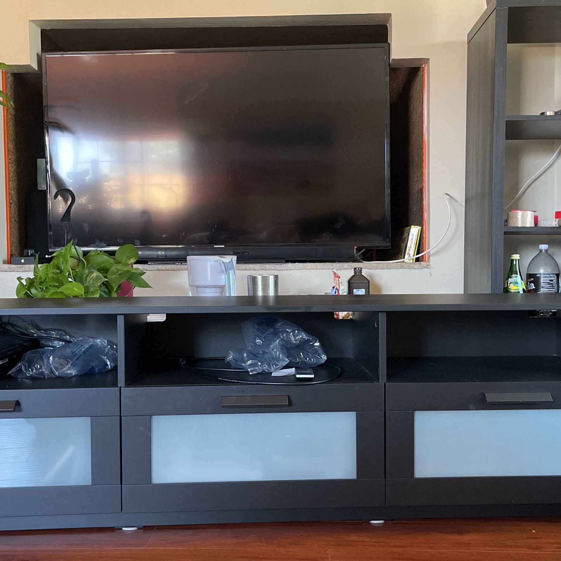 IKEA Black Brimnes Tv Stand Basically New for Sale in Santa Ana, CA