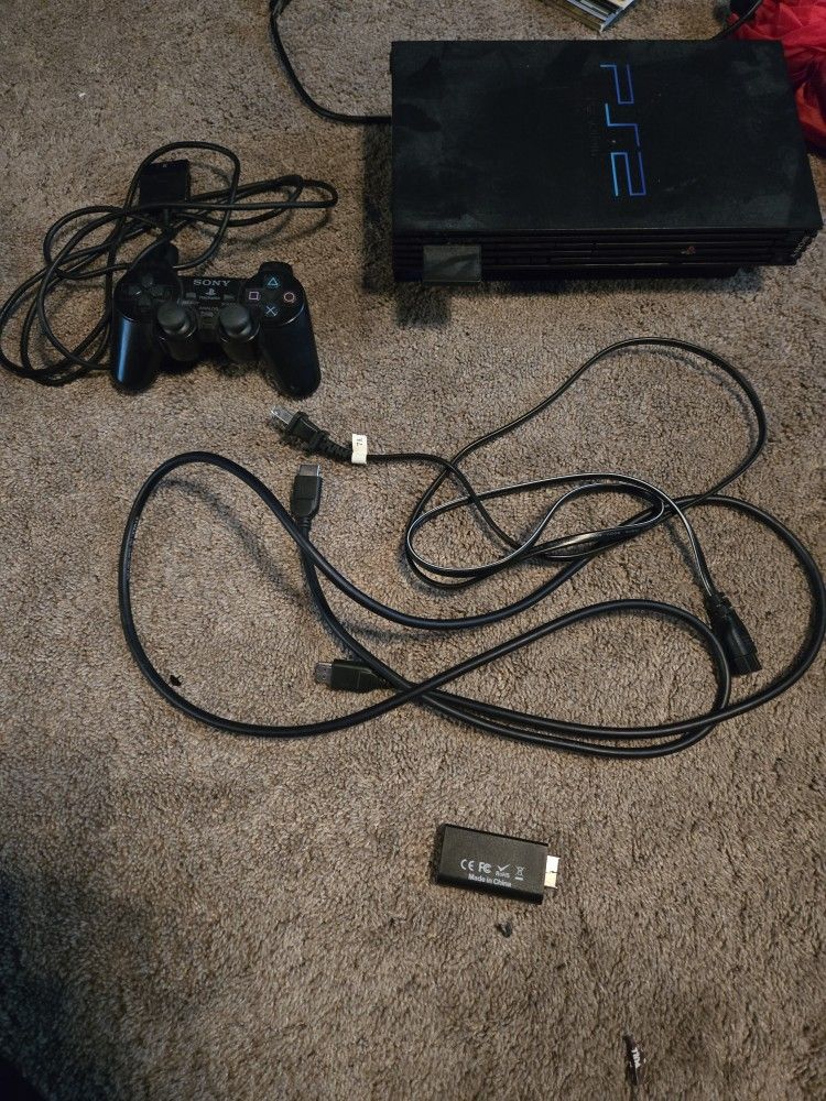 Playstation 2 Slim + Controller + Games