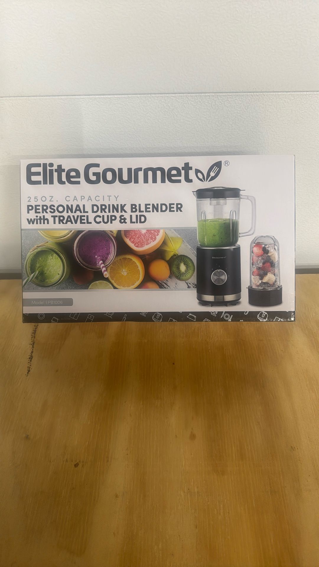 Personal Drink Blender With Travel Cup, And Lid