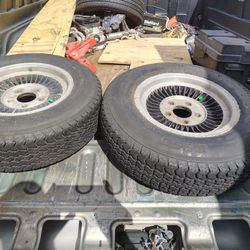 2-Trailer Rims n Tires 185-80-13