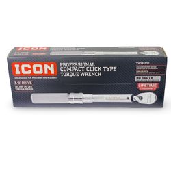 ICON Professional 3/8” Drive Compact Torque Wrench 