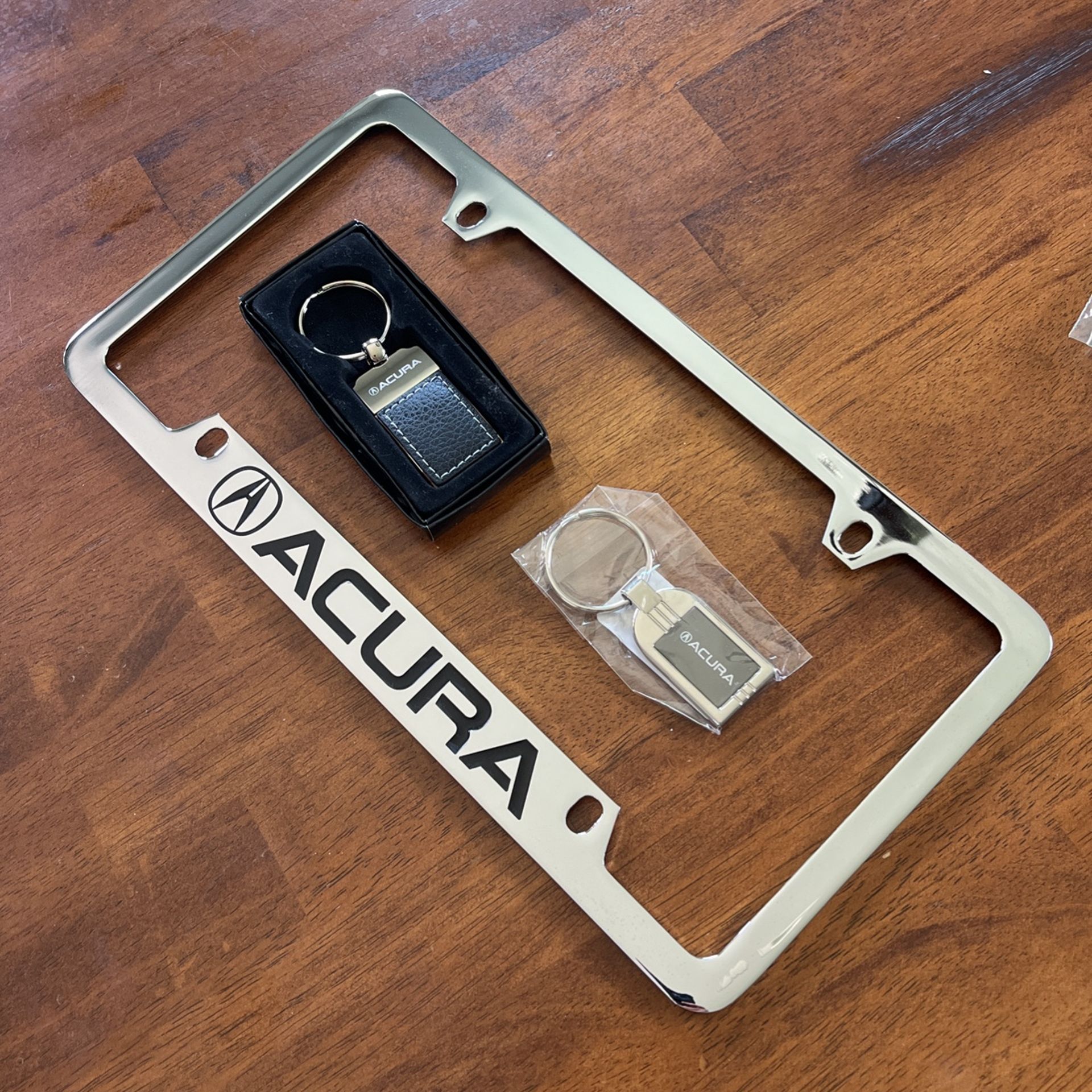 ACURA License Plate Frame and Keychains